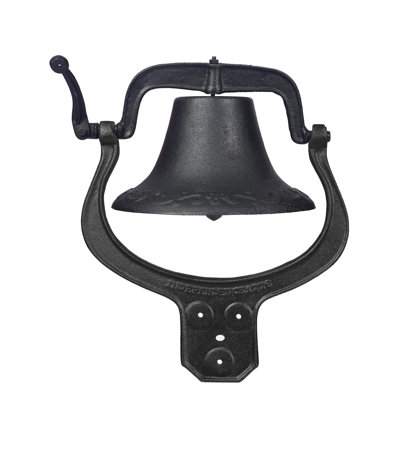 Large Cast Iron Dinner Bell Farmhouse Church School Liberty Farm Antique Vintage