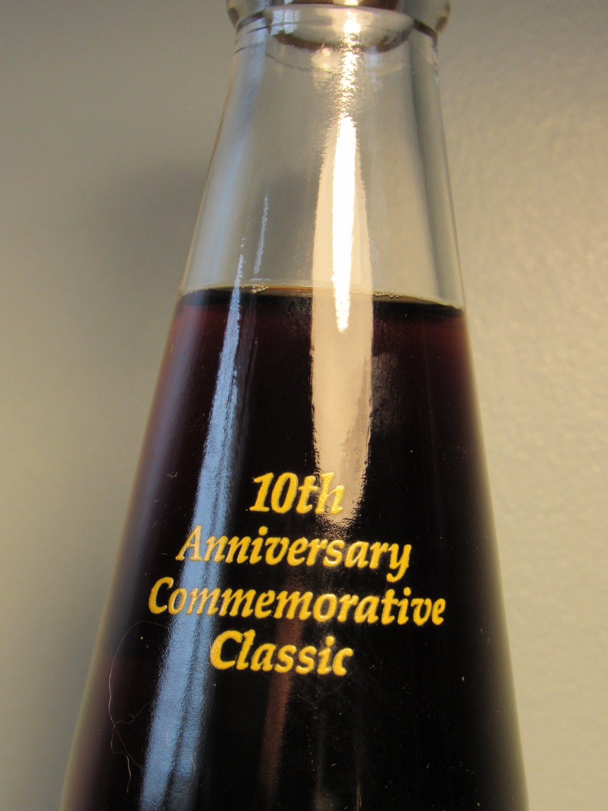 CASEY JONES VILLAGE – Coca Cola Bottle – 10th Anniv. 1988 – Jackson, Tennessee