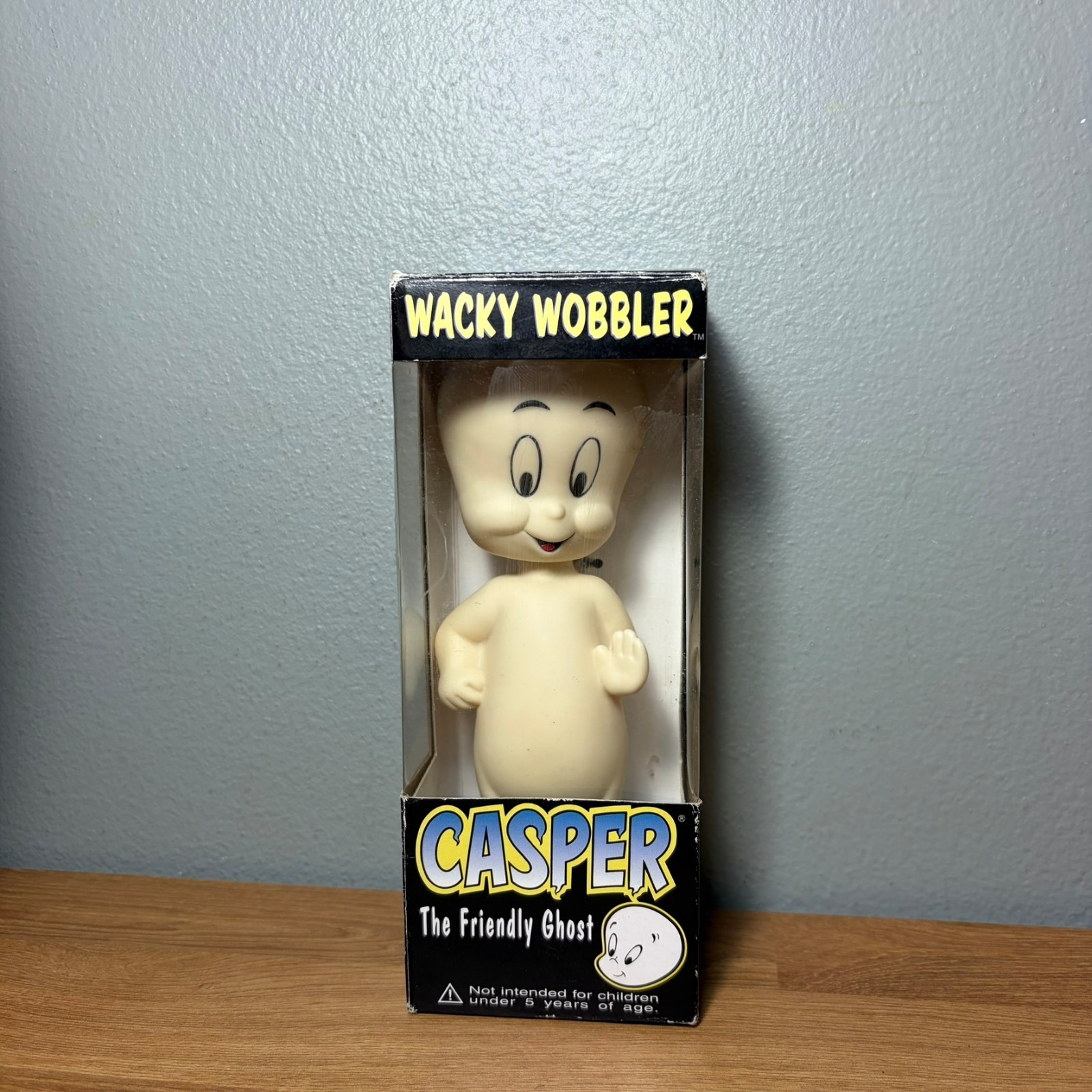 Glow-in-the-Dark Casper The Friendly Ghost Wacky Wobbler Bobble Head Funko 2002