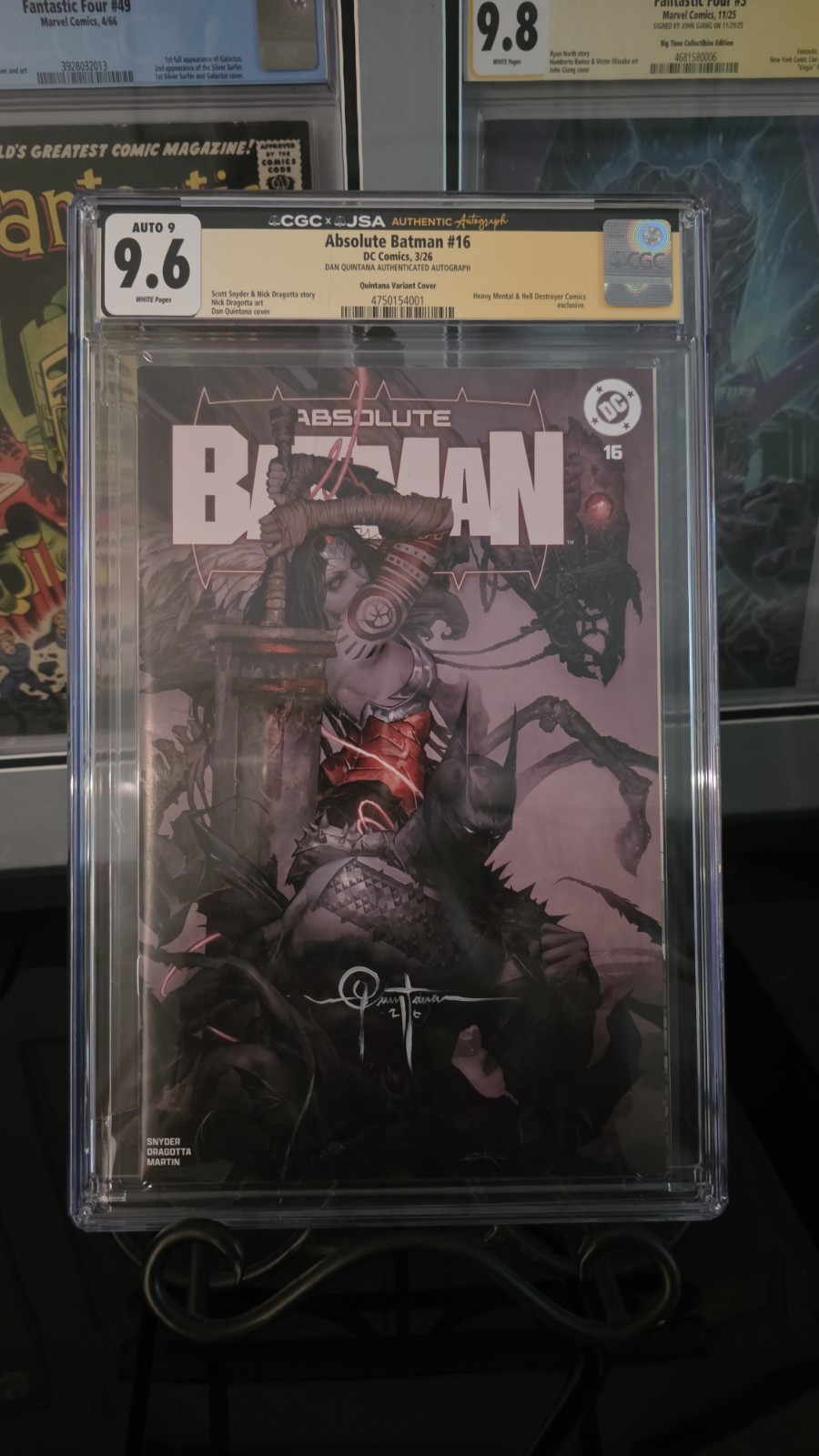Absolute Batman #16 CGC x JSA Signature Series 9.6 Signed Dan Quintana In Hand🔥