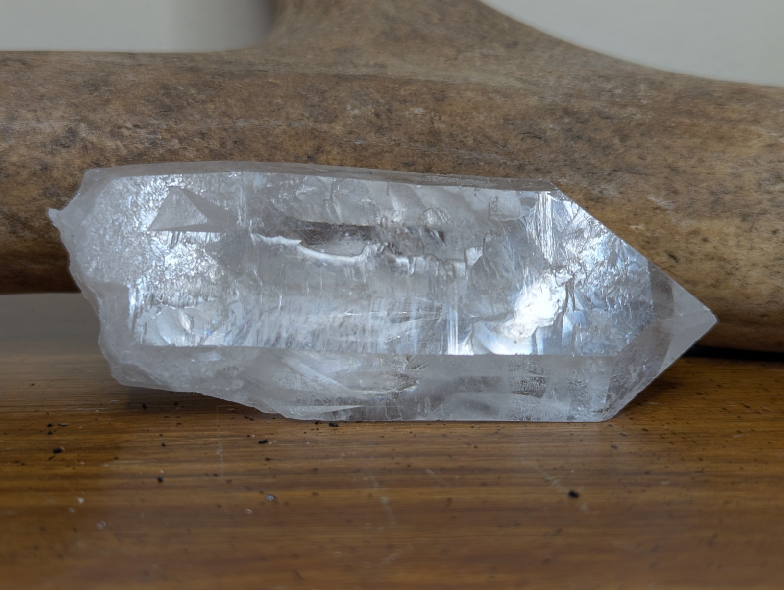LARGE 9.5cm Natural Clear Brazilian Quartz Point 138.2g