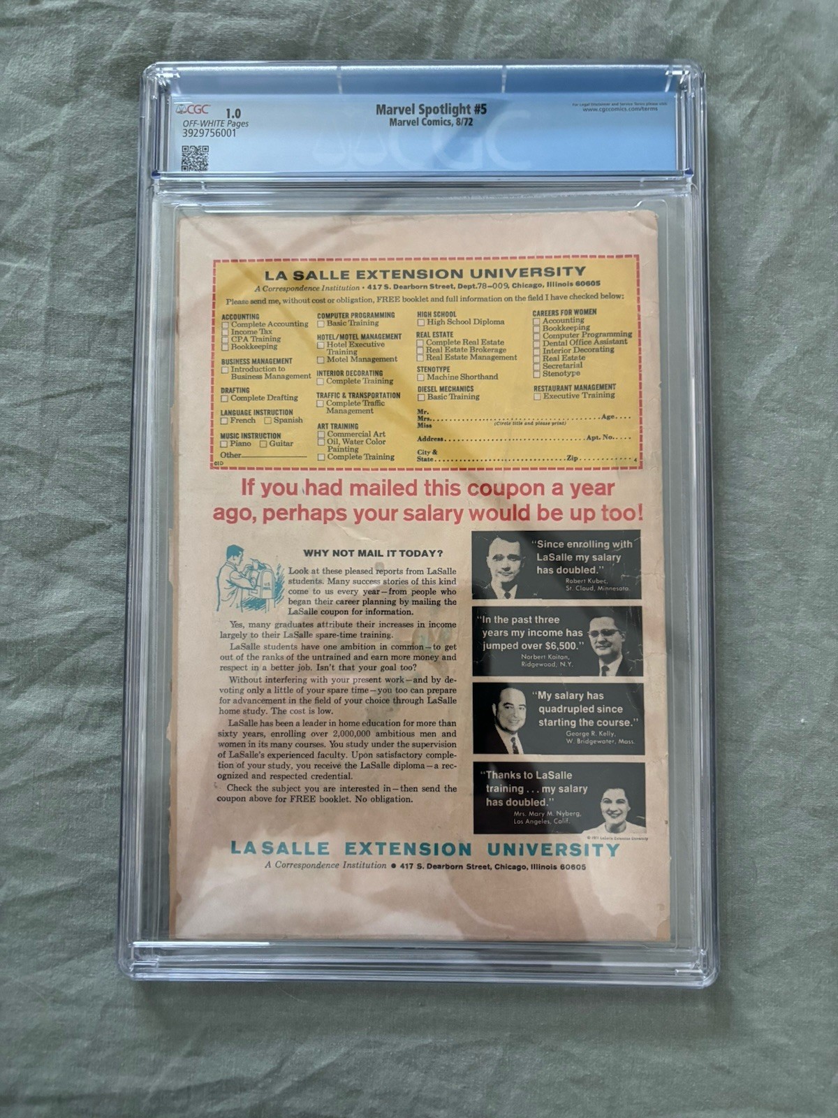 Marvel Comics Group Marvel Spotlight #5 (1972) Ghost Rider CGC 1.0