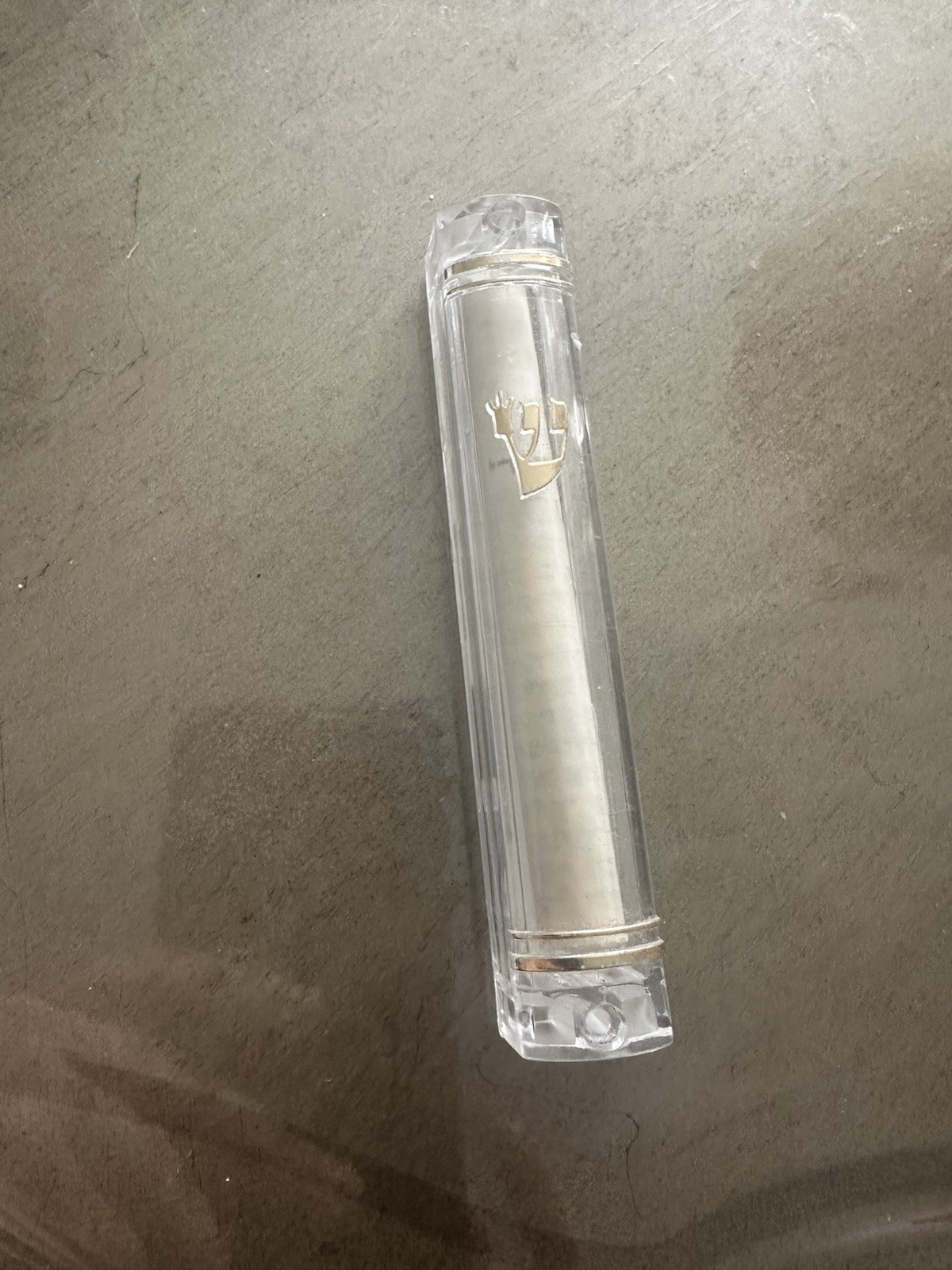 New HandWritten Kosher (scroll)Mezuzah With Case