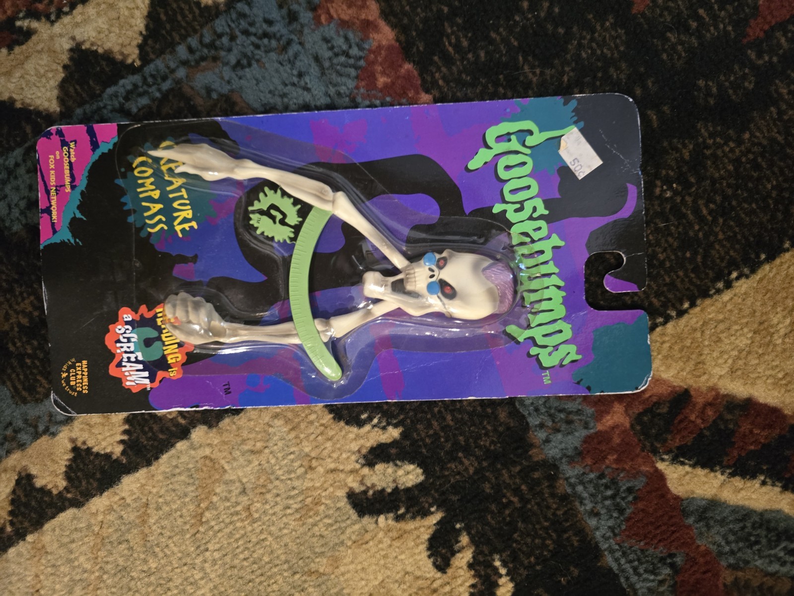 Goosebumps School Supplies Creature COMPASS Vintage NEW Reading Is A Scream