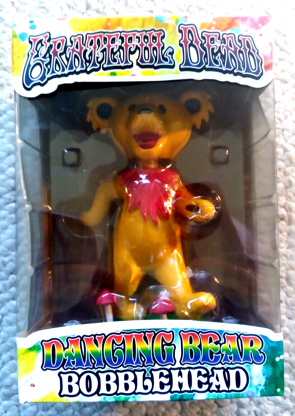 Grateful Dead Yellow Dancing Bear Bobblehead 2018 by Kollectico