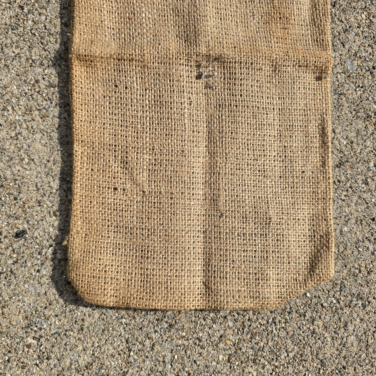 Vintage Planters Roasted Peanuts Burlap Jute Sack Mr. Peanut Advertising Bag…