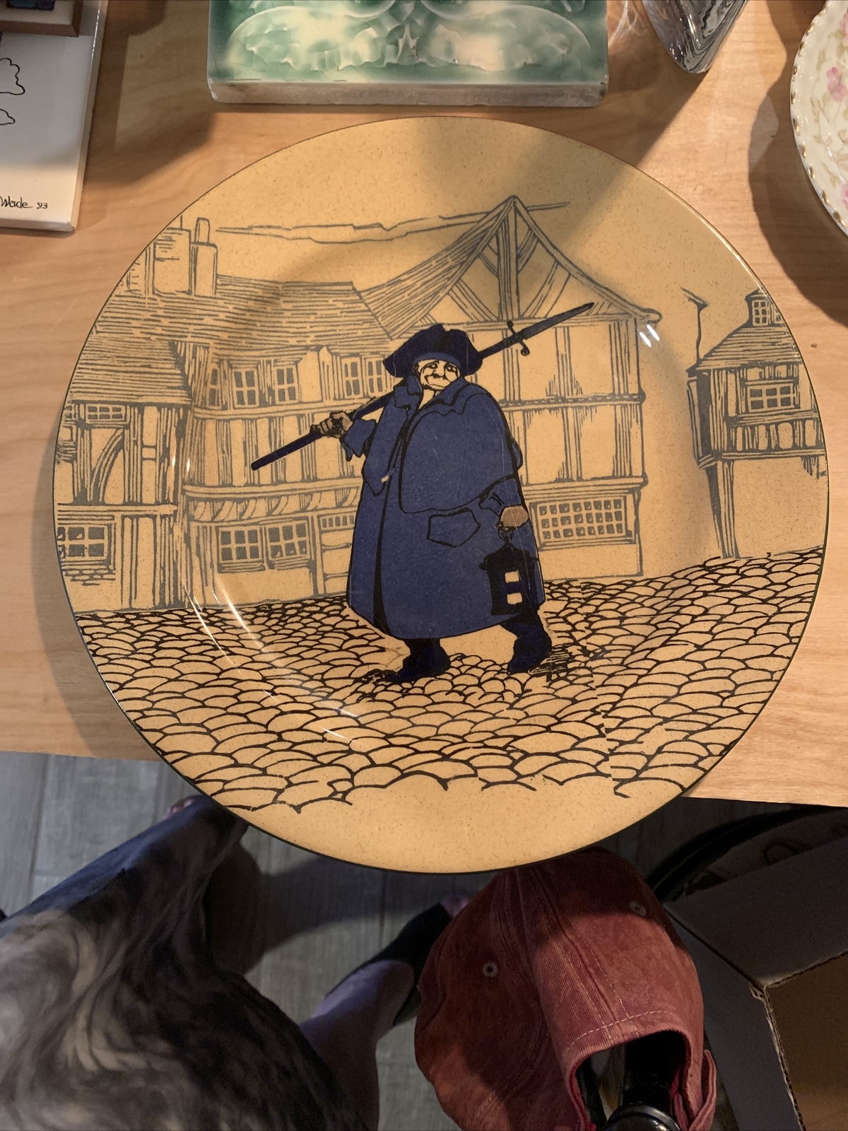 rare 10 3/8” Royal Doulton Night of the Watchman Dinner Plate
