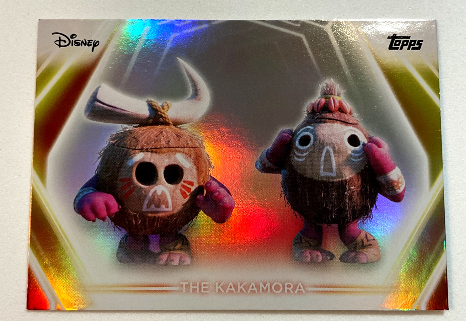 2026 Topps Disney Neon The Kakamora Rainbow Foil #27