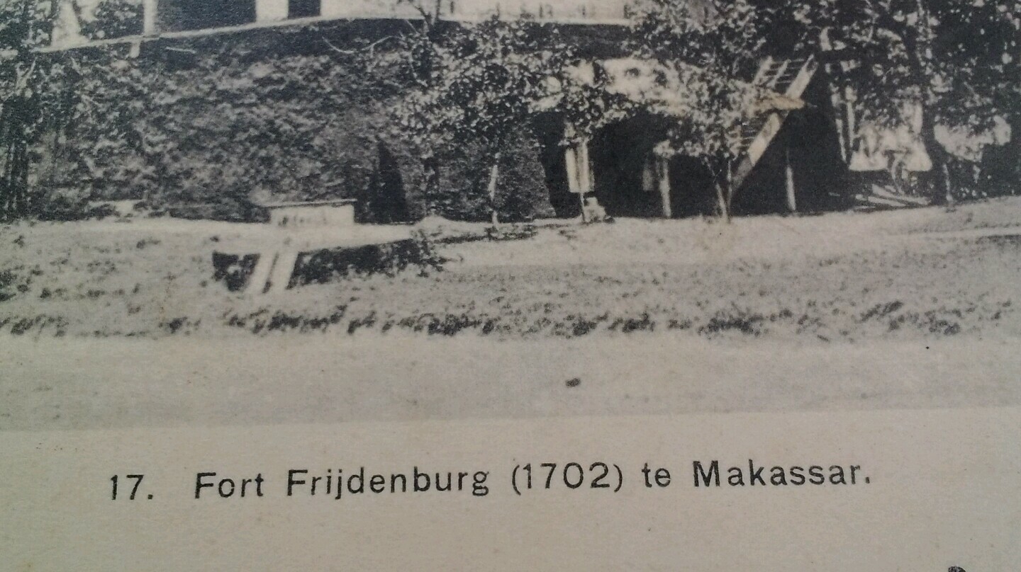 Indonesia Postcard 1914 Rare VHTF Makassar Fort Frijdenburg Ujung Padang Sulawes