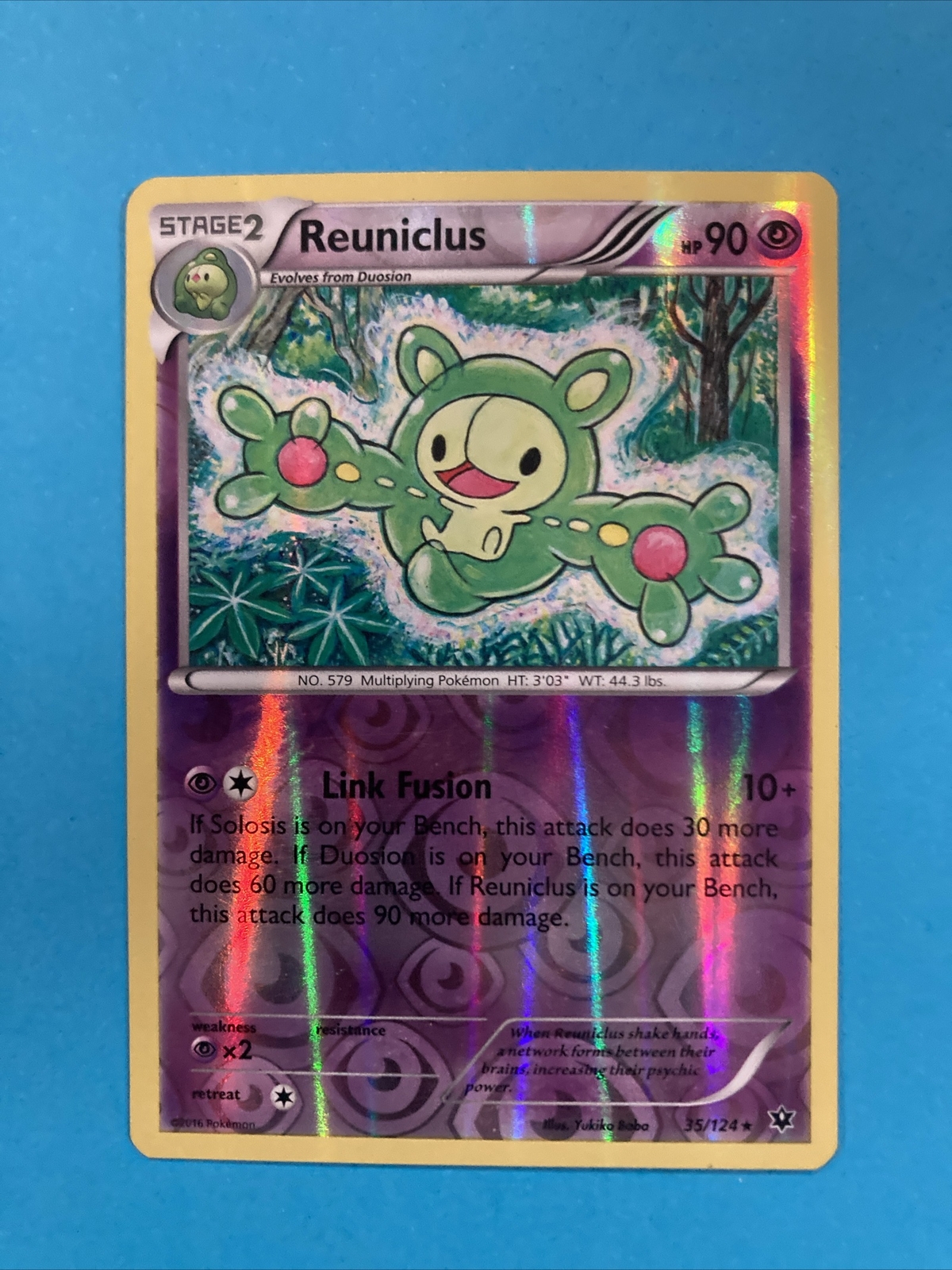 Reuniclus Fates Collide 35/124 Rare 2016 Pokemon Card TCG CCG