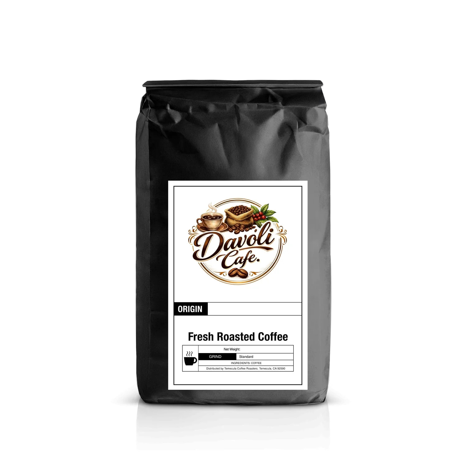 Hazelnut Medium Roast Coffee – Choose Whole Bean, Espresso or Grind