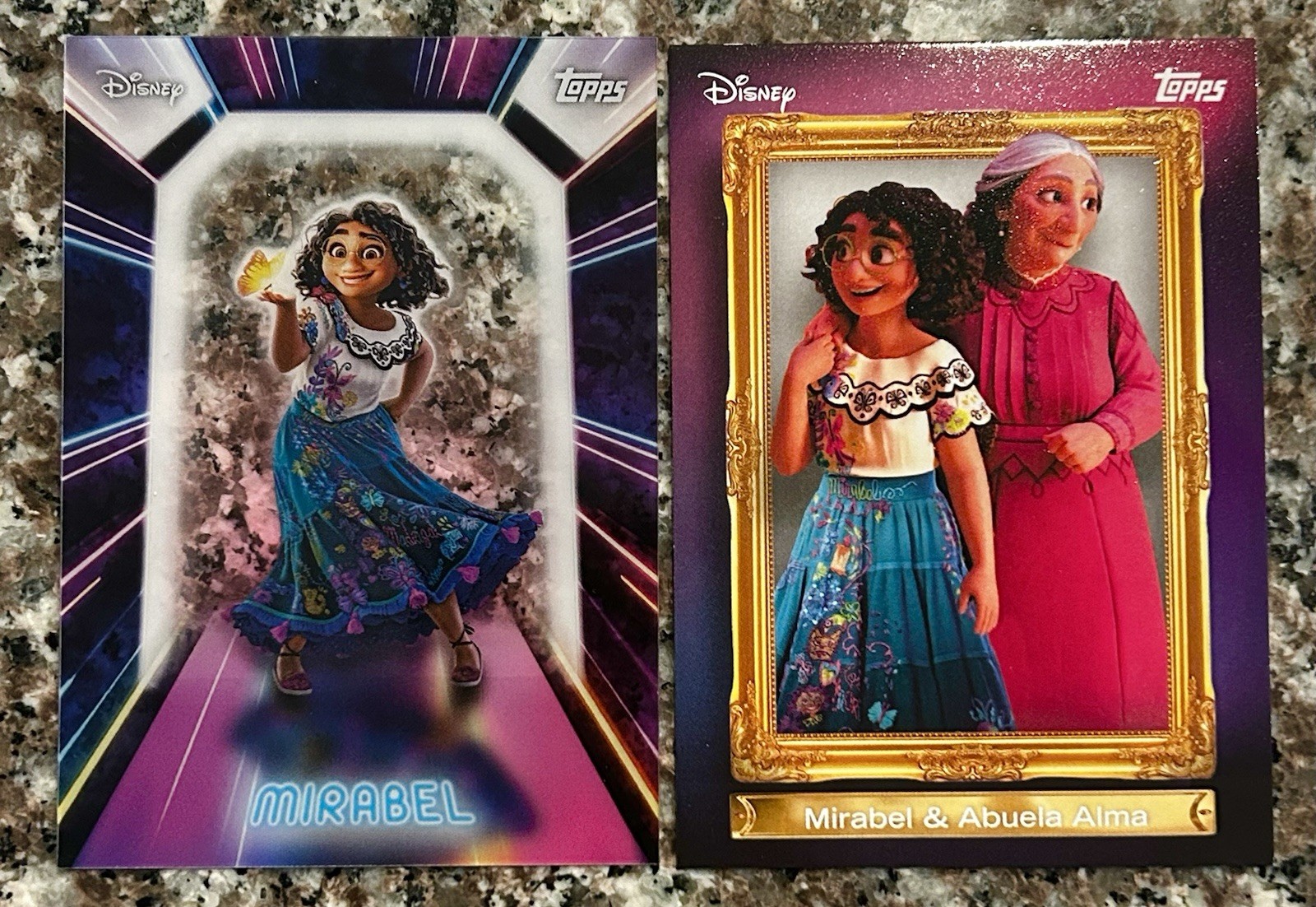 Topps 2026 Disney Neon MIRABEL Illuminated Neon Lights Trading Card NPL-16