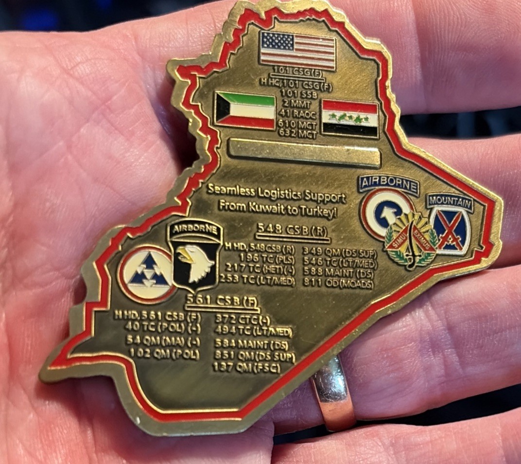 Operation Iraqi Freedom Combat Challenge Coin “SUPER RARE” 0441of 5241 free ship