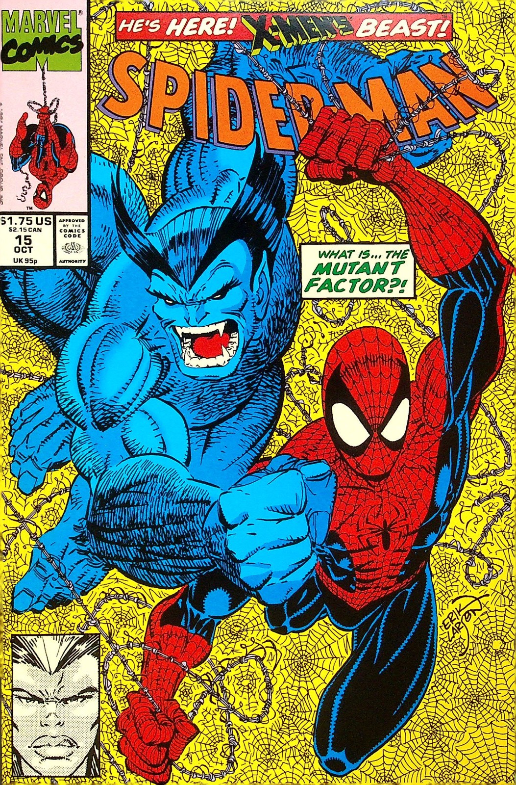Spider-Man # 14 (1991) Erik Larsen The Beast VF/NM