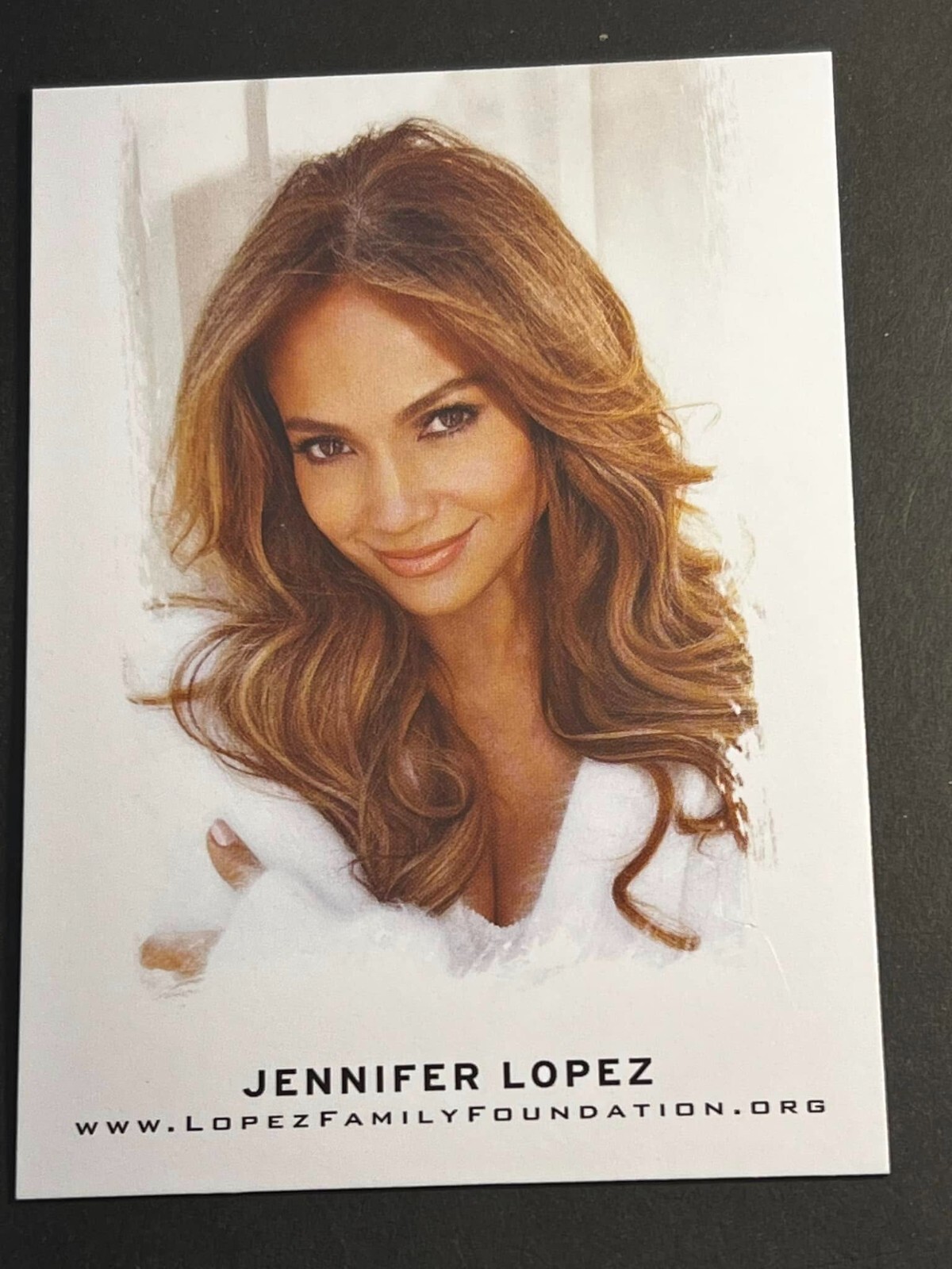2012 Leaf Pop Century PROOF MISSING AUTOGRAPH Jennifer Lopez Foundation