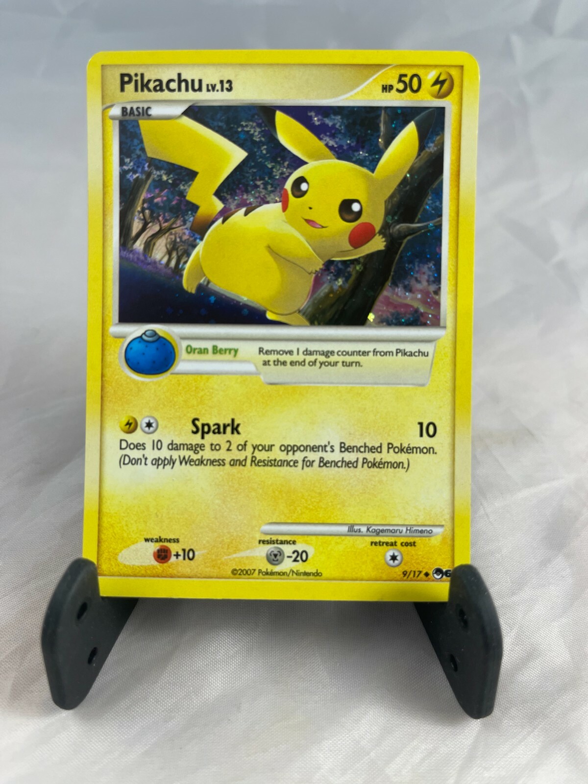 POKEMON HOLO PROMO CARD PIKACHU 9/17 ex