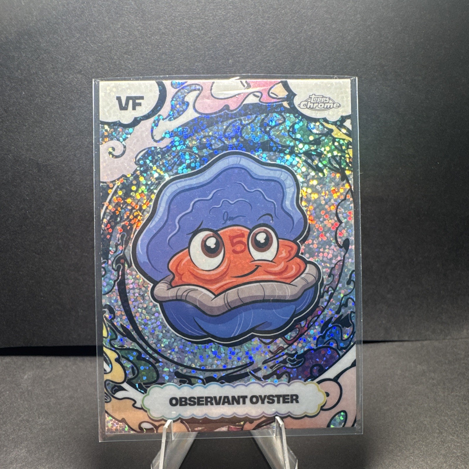Topps 2026 Topps Chrome VeeFriends Observant Oyster Parallel/Variety SSA-67