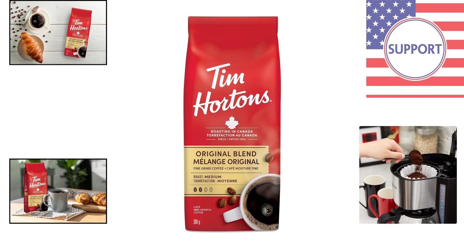Authentic Medium Roast Instant Coffee – Fine Grind, 10.6 Ounce from Canada