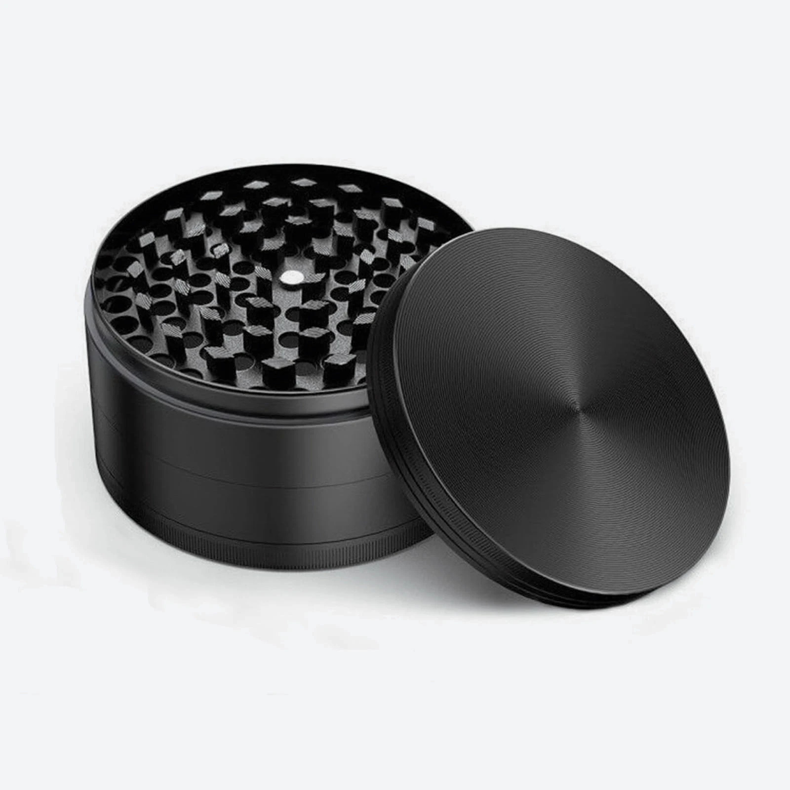 4 Layer 2 inches LARGE Portable Zinc Alloy Grinder Herb Spice Tobacco Grinder US