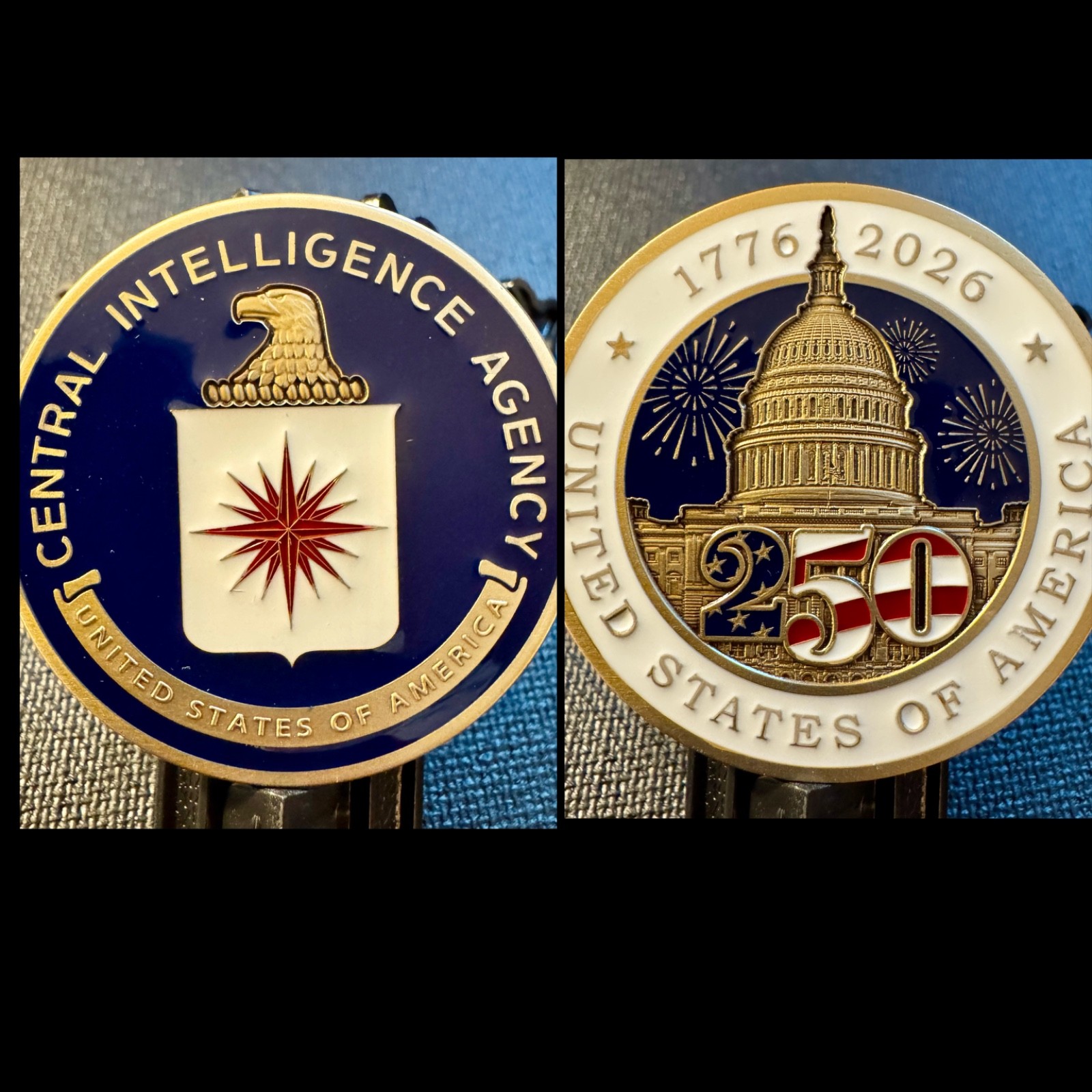 NEW Central Intelligence Agency CIA 250th United States 1776-2026 Coin