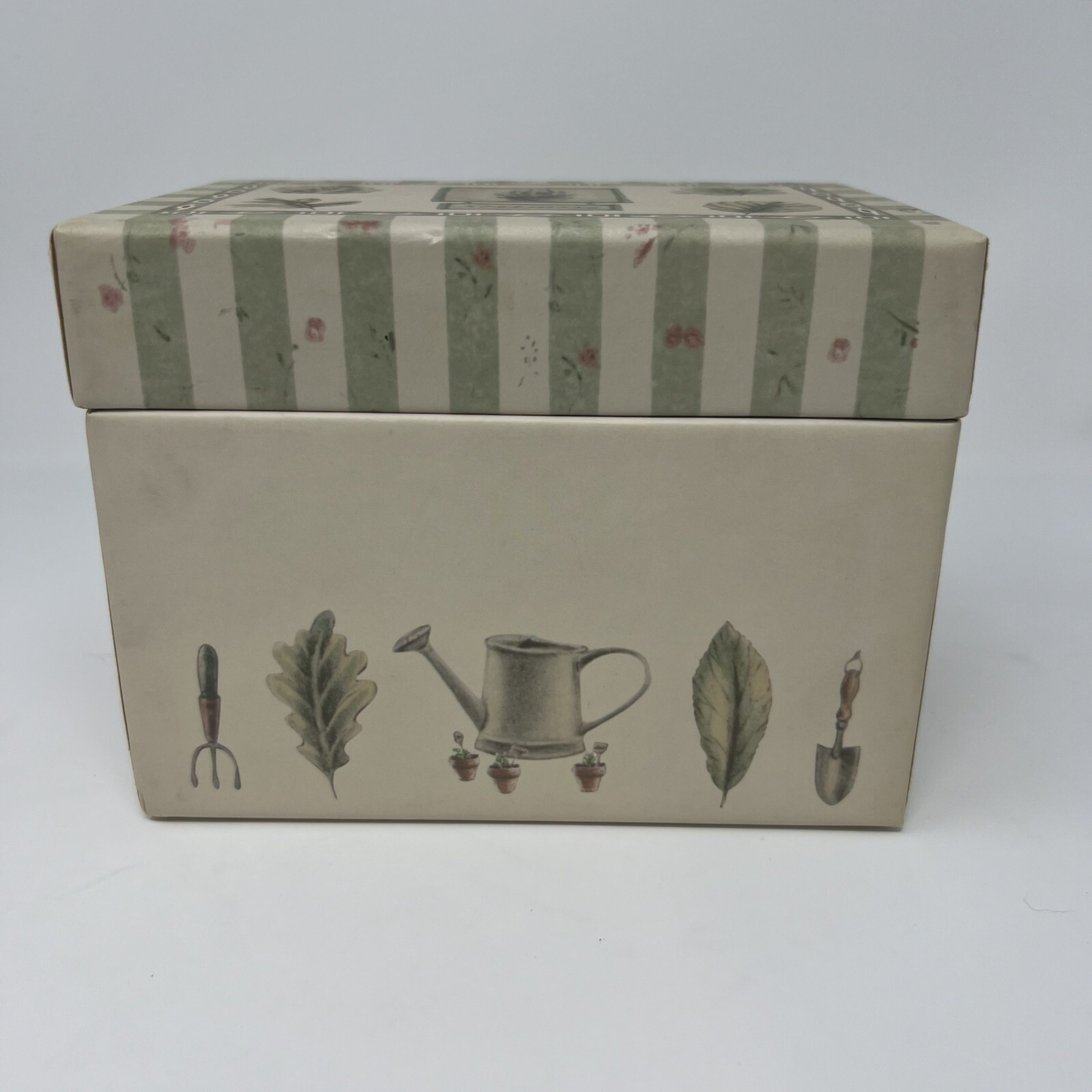 Pfaltzgraff Naturewood Recipe Box 38 Branded Recipe Cards 12 Separator Cards