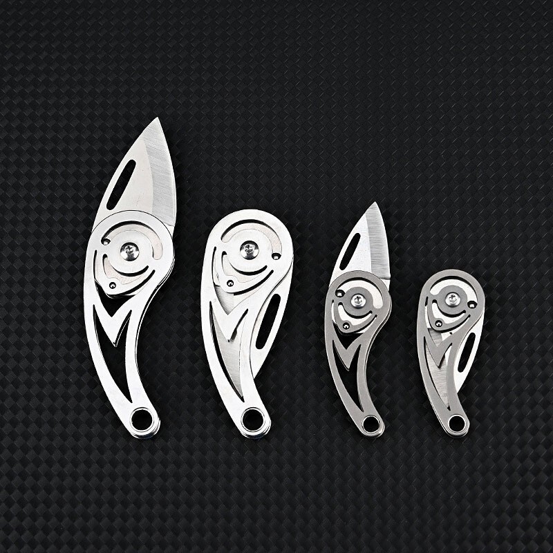 Mini Folding Blade Knife Keychain Pocket Knife Portable Outdoor Camping EDC Tool