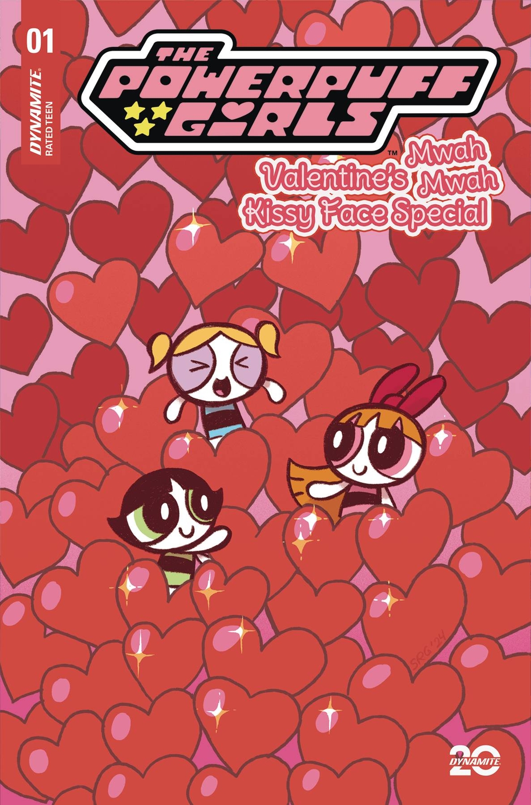 POWERPUFF GIRLS VALENTINES KISSY FACE SP #1 CVR C GANUCHEAU (2025)