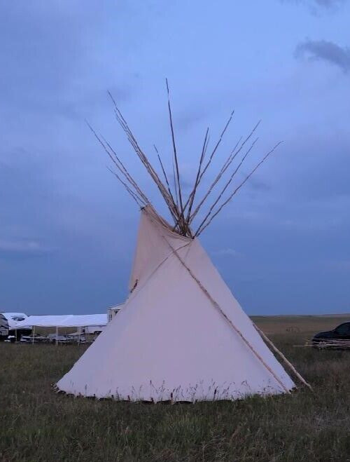 Custom Tipi in Canvas Authentic Native American Camping Lodge with or w/o liners