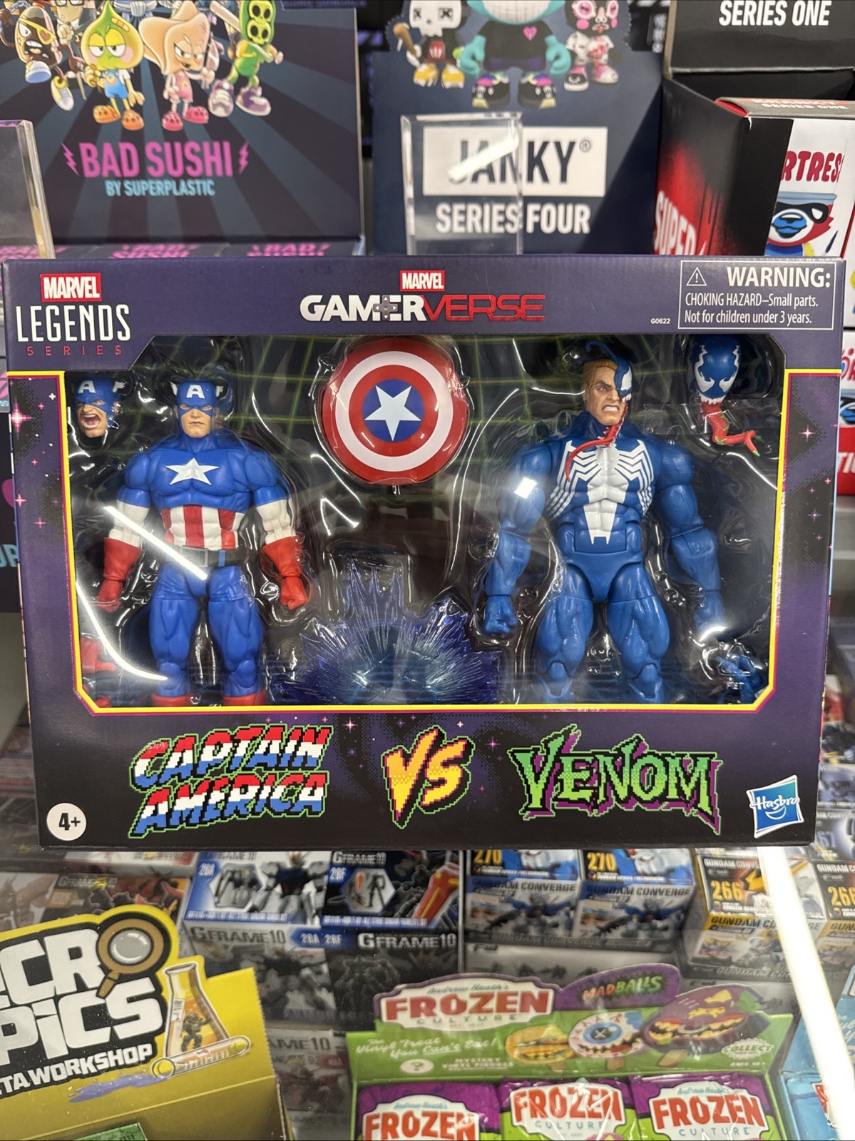 Marvel Legends Gamerverse Captain America vs Venom 6″ Action Figure 2-Pack New!