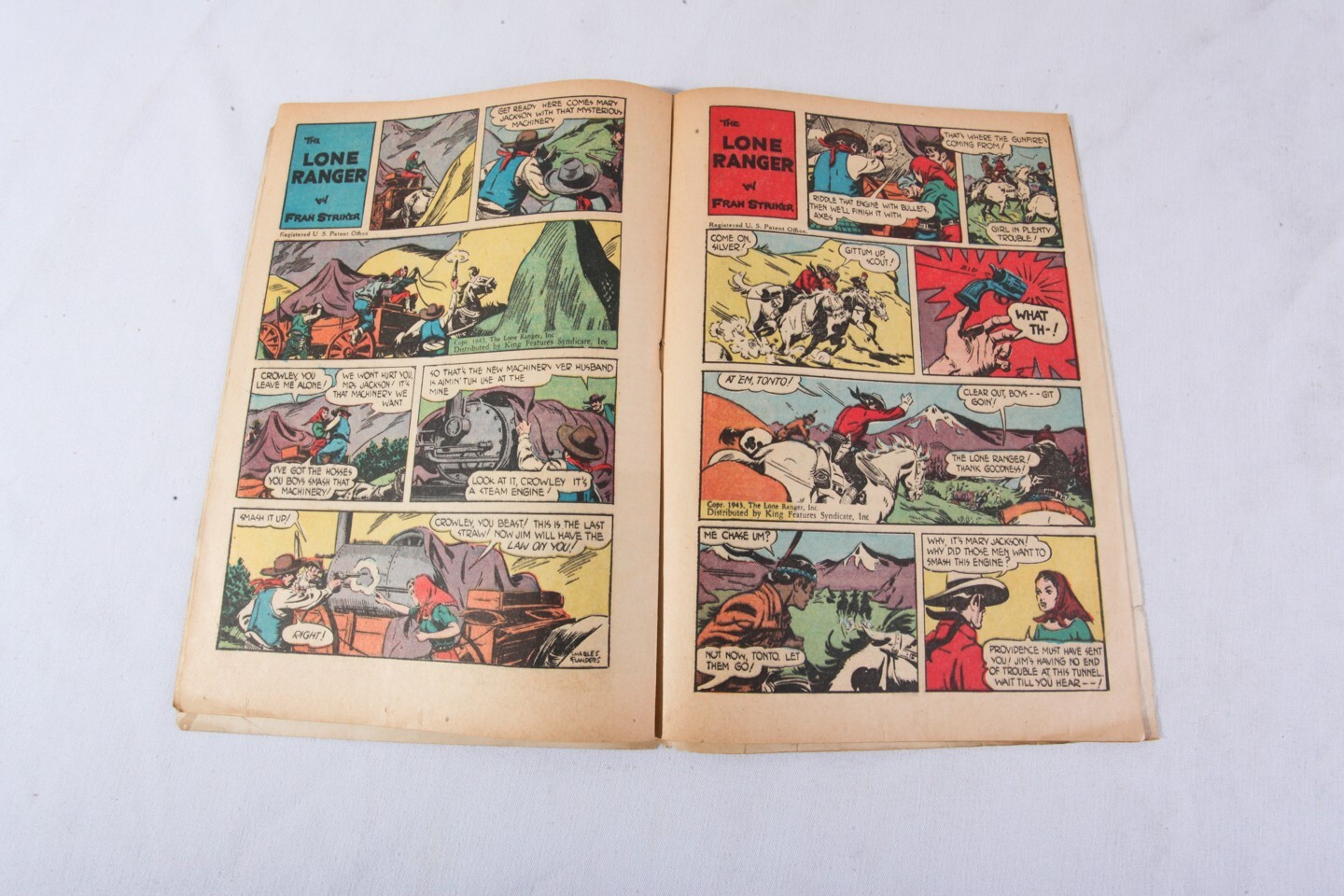 Magic Comics #75, 1945 Comic, Blondie, Lone Ranger, Popeye, Mandrake, GD/VG 3.0