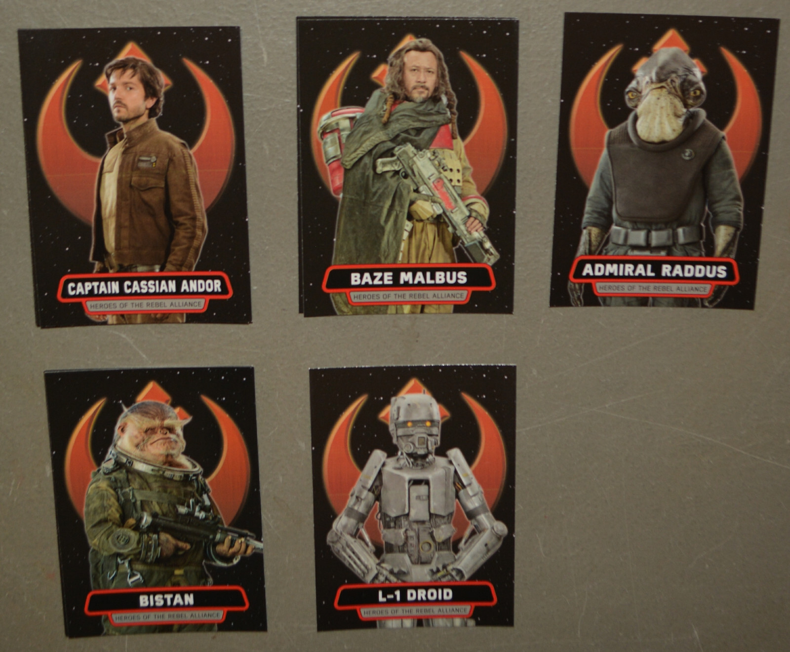 Rogue One series one insert cards – You Pick – Heroes, Villains, Blueprint…