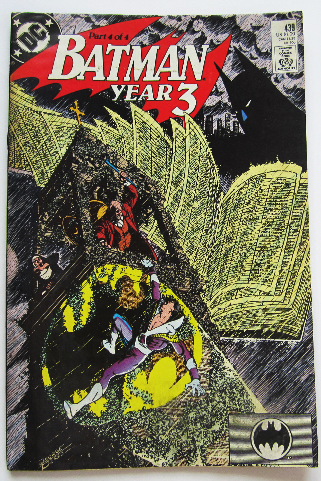 Batman #439 Comic Book September 1989 Very Good- 3.5 DC Year 3 Part 4
