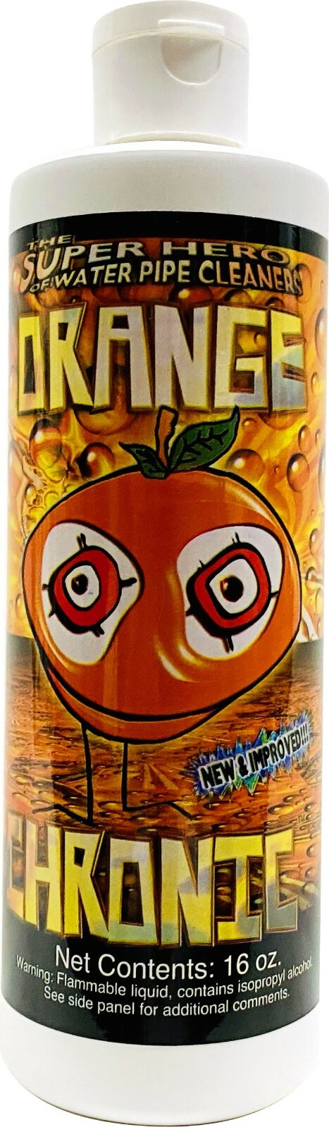 Orange Chronic Pipe & Glass Cleaner 16oz 12 Bottles