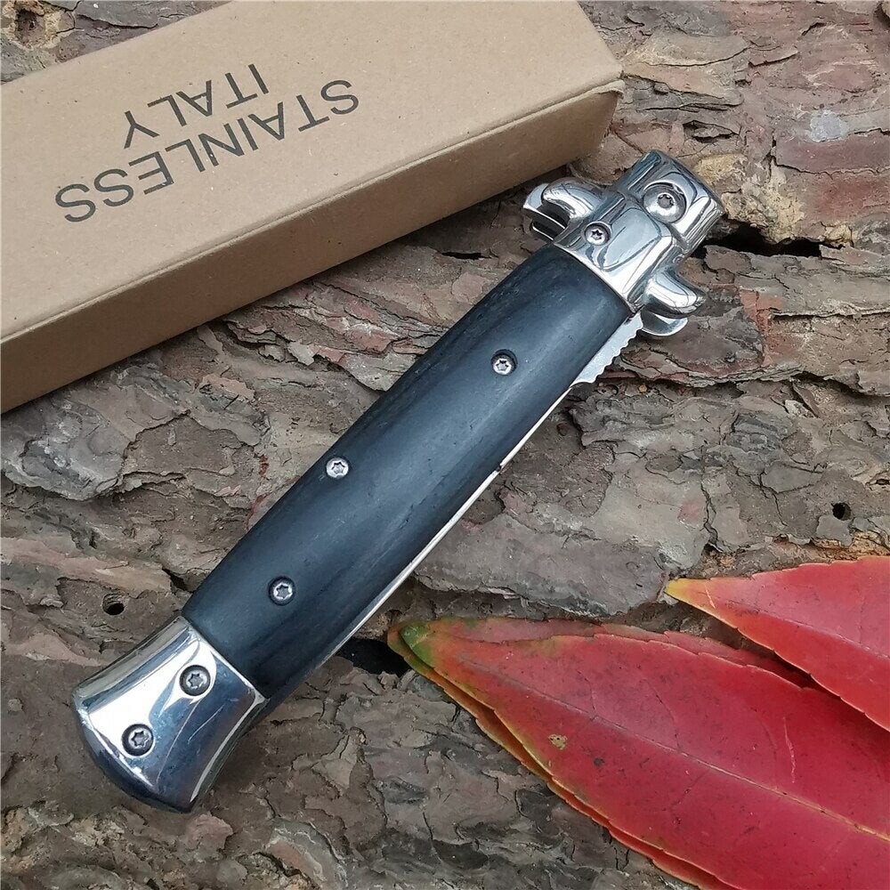 New tactical combat multifunctional survival hunting knife self-defense folding