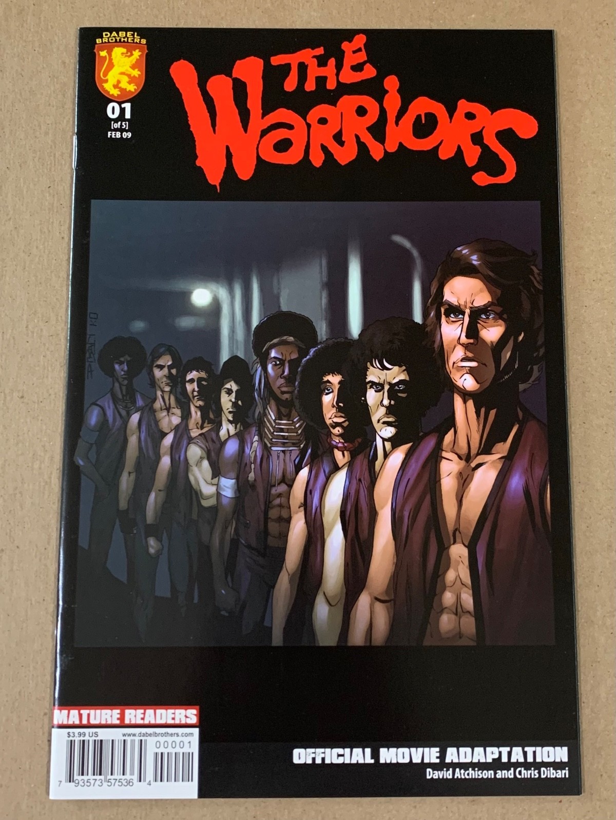 THE WARRIORS: OFFICIAL MOVIE ADAPTATION #1 ERIK JONES COVER A VF/NM 1ST PRINTING