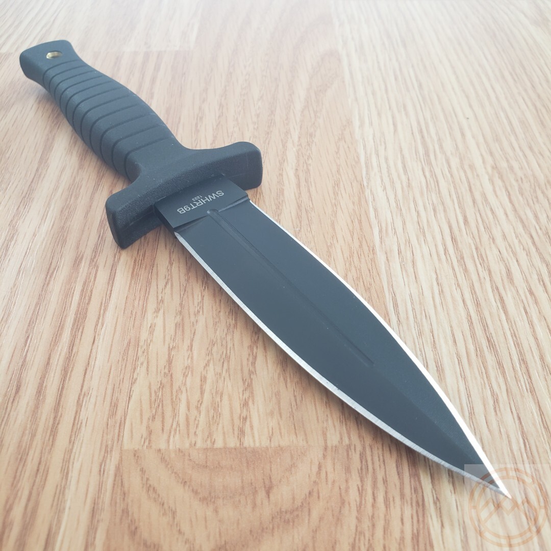 Smith & Wesson HRT Boot Fixed Knife 4.87″ Stainless Steel Blade Rubber Handle