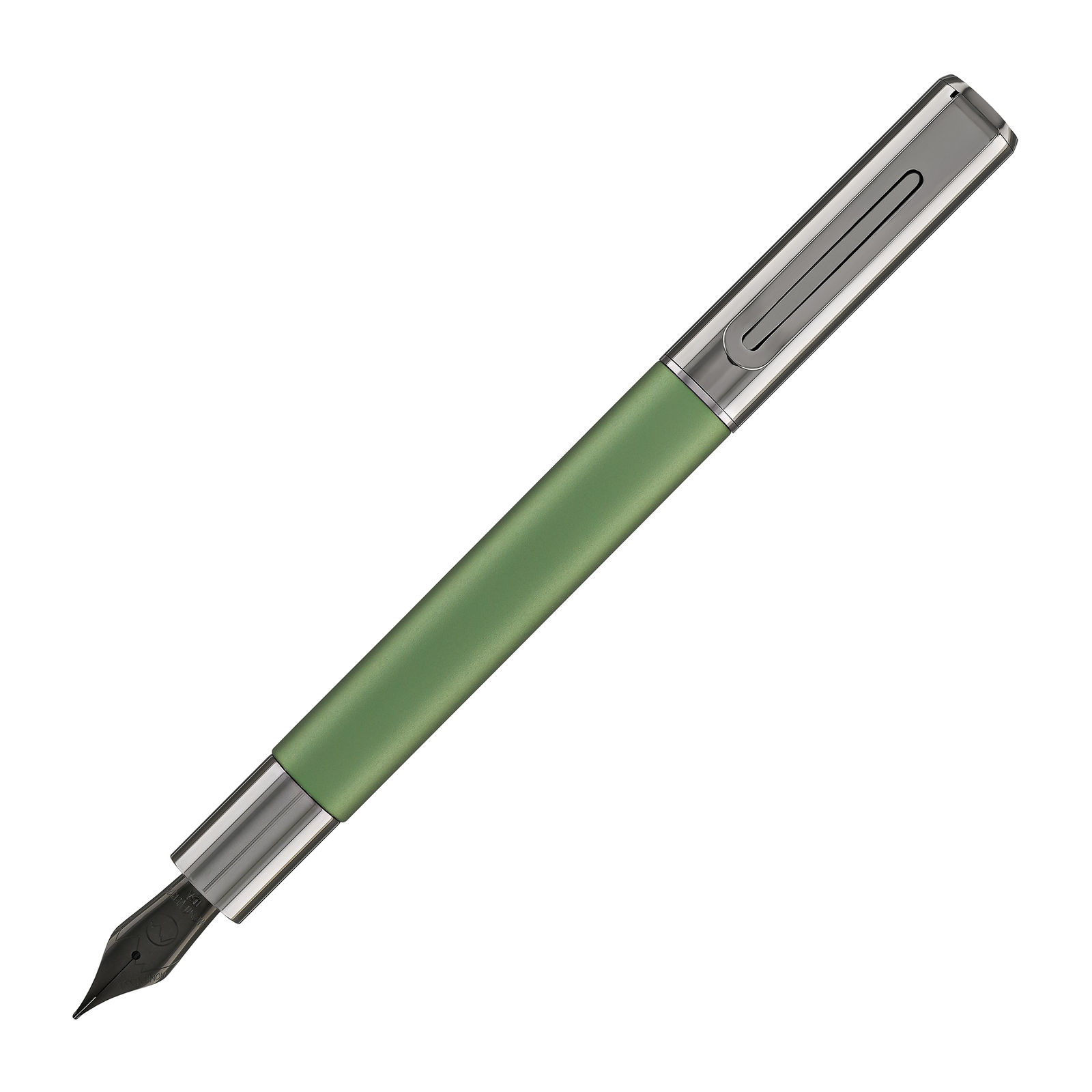 Monteverde USA Ritma Anodized Fountain Pen in Green – Omniflex Nib – NEW