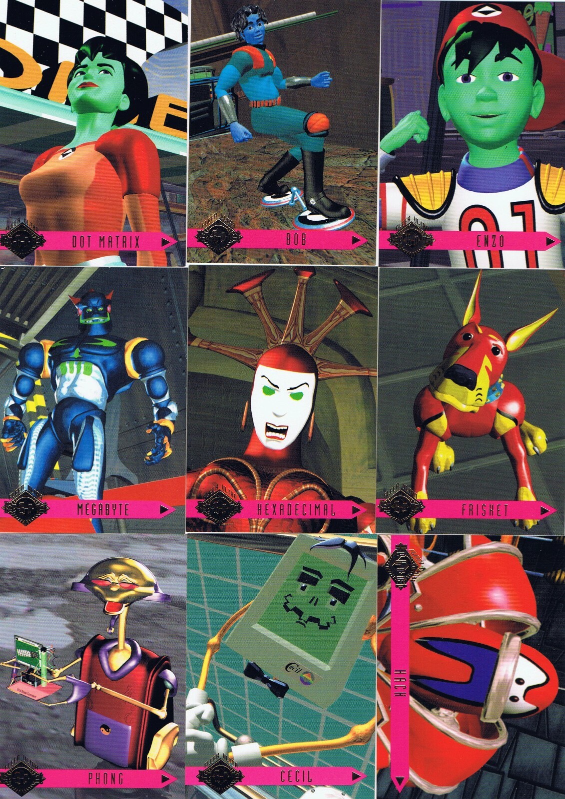 Reboot by Fleer Ultra 1995 Single Cards $1.00 + discounts + Inserts