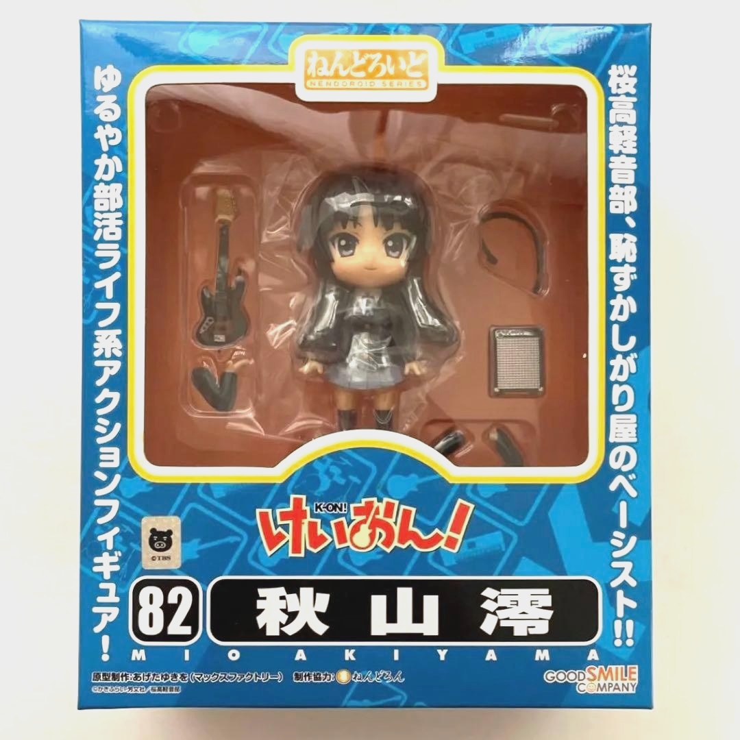 Nendoroid K-ON Mio Akiyama PVC ABS Painted Action Figure Good Smile New