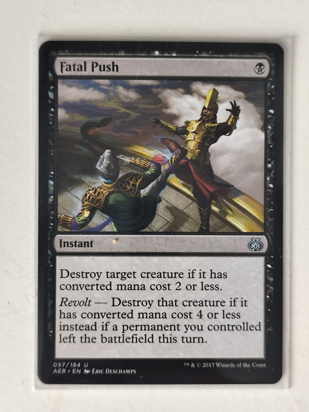 MTG – Fatal Push – Instant – Aether Revolt – 057/184 – Uncommon
