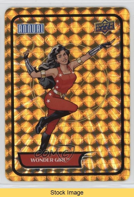 2023-24 Upper Deck DC Annual Backscatters Gold Wonder Girl #B-22 READ 1r79