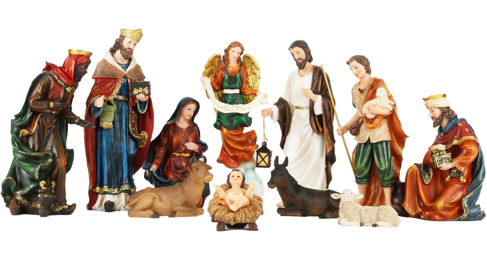 Nacimiento Navideño 15″ Christmas Nativity Set 11 Pcs Navidad