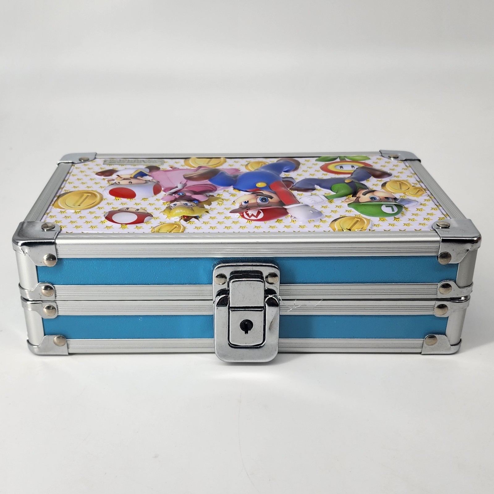 Super Mario Locking Supply Box Storage Case Nintendo Toad Luigi Keys Vaultz 2021