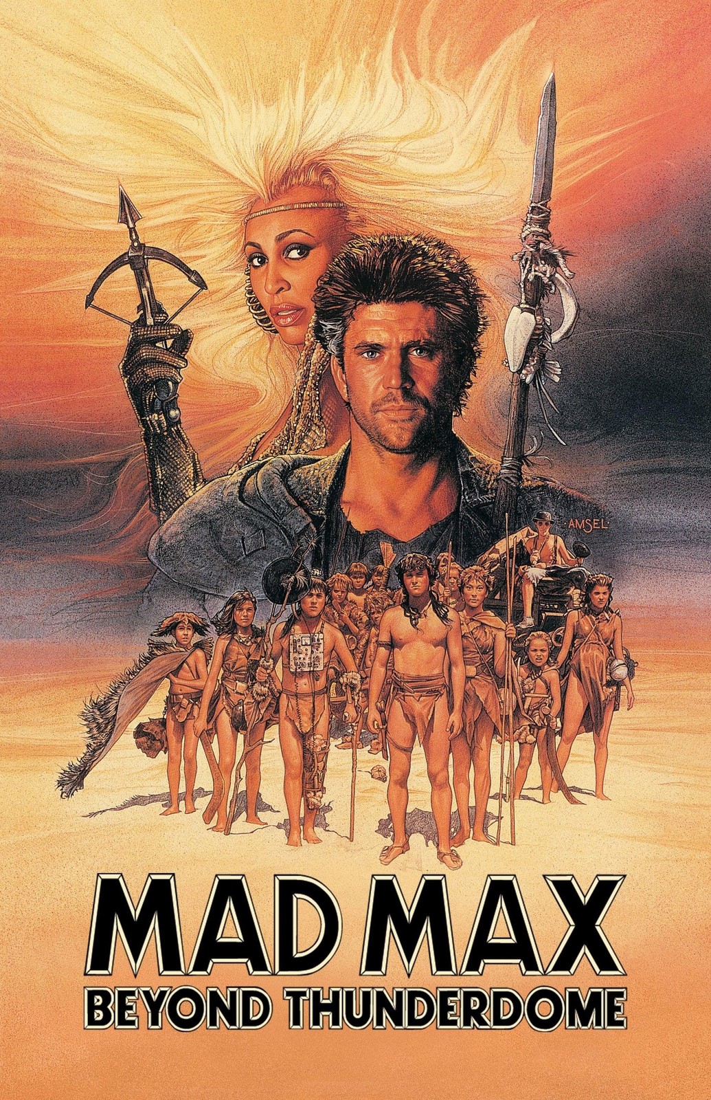 Mad Max Beyond Thunderdome (1985) Movie Poster Print Wall Art Home Decor Vintage