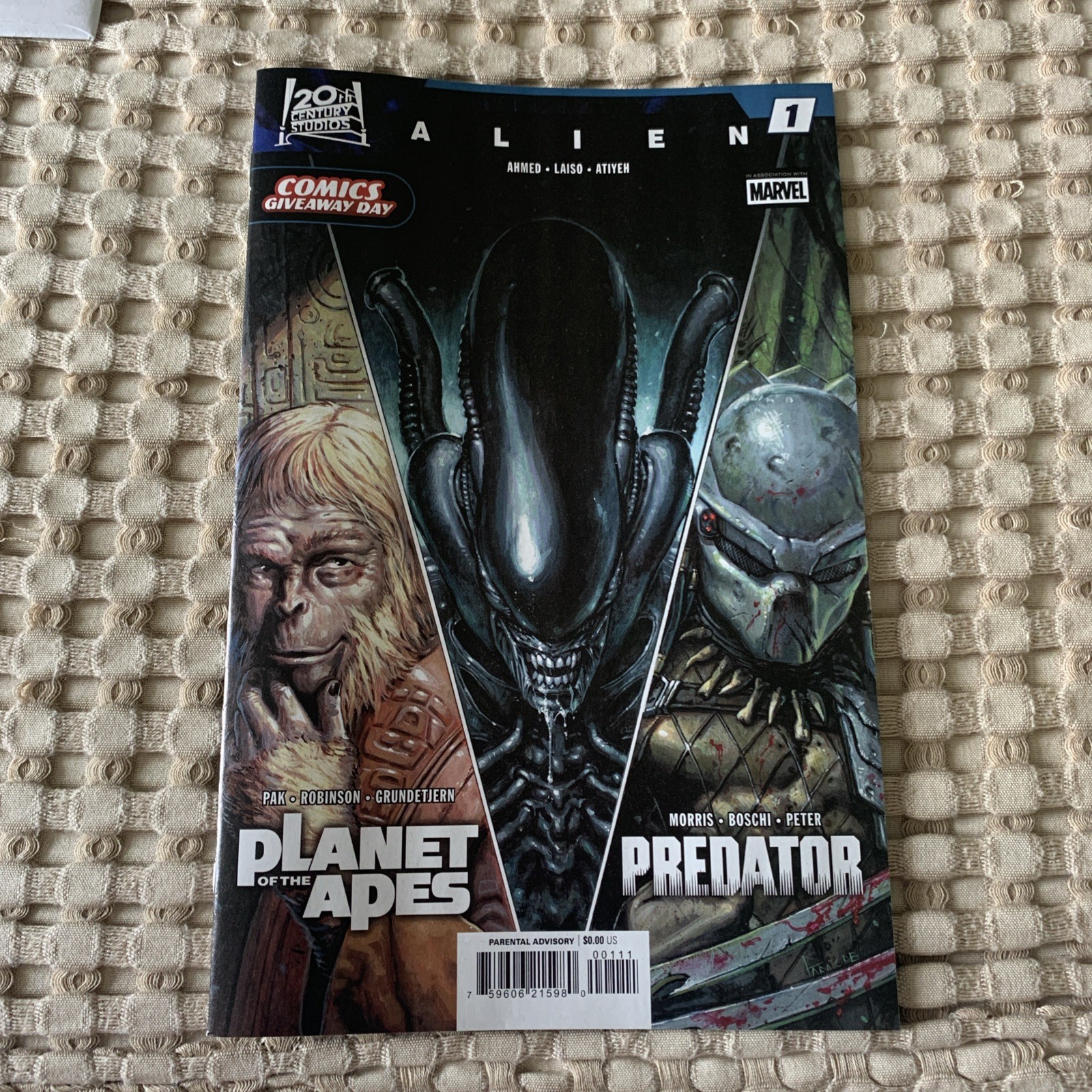 Alien Predator & Planet of the Apes 1 Free Comic Book Day 2026 FCBD AVP New