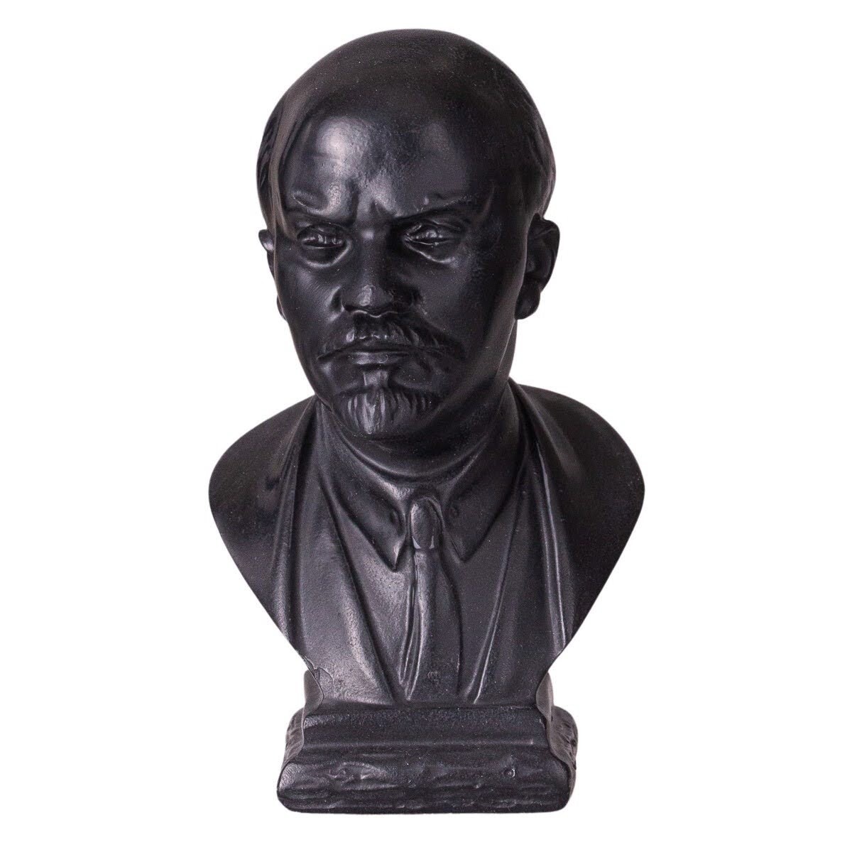 Soviet Russian Leader Vladimir Lenin Stone Bust Statue Sculpture 3.8” (9.5 cm)
