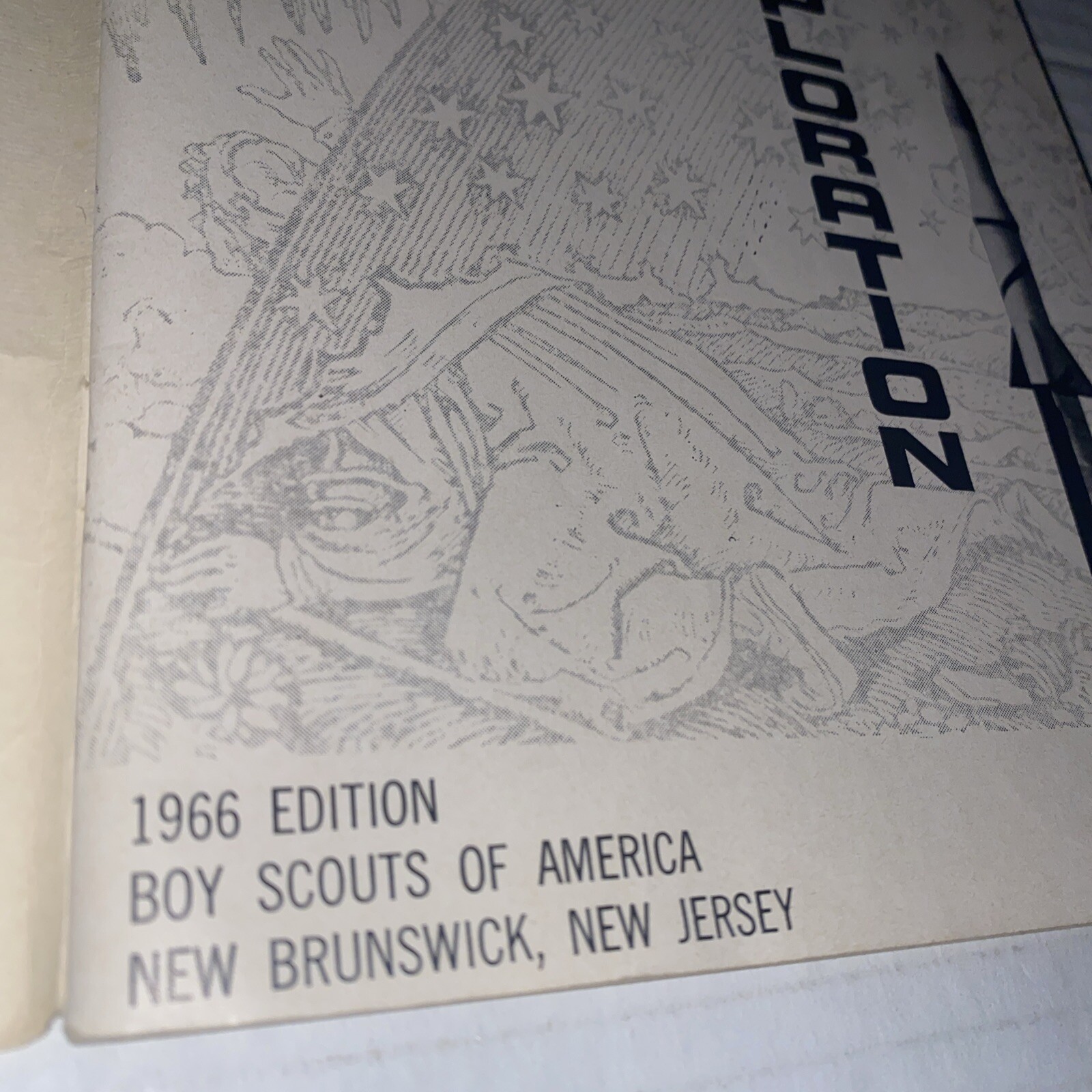 Boy Scouts BSA Space Exploration Booklet ONLY For Merit Badge Vintage 1966