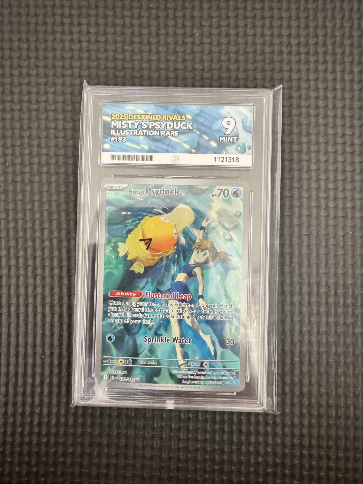 Misty’s Psyduck 193/182 ACE 9 Destined Rivals Pokémon TCG