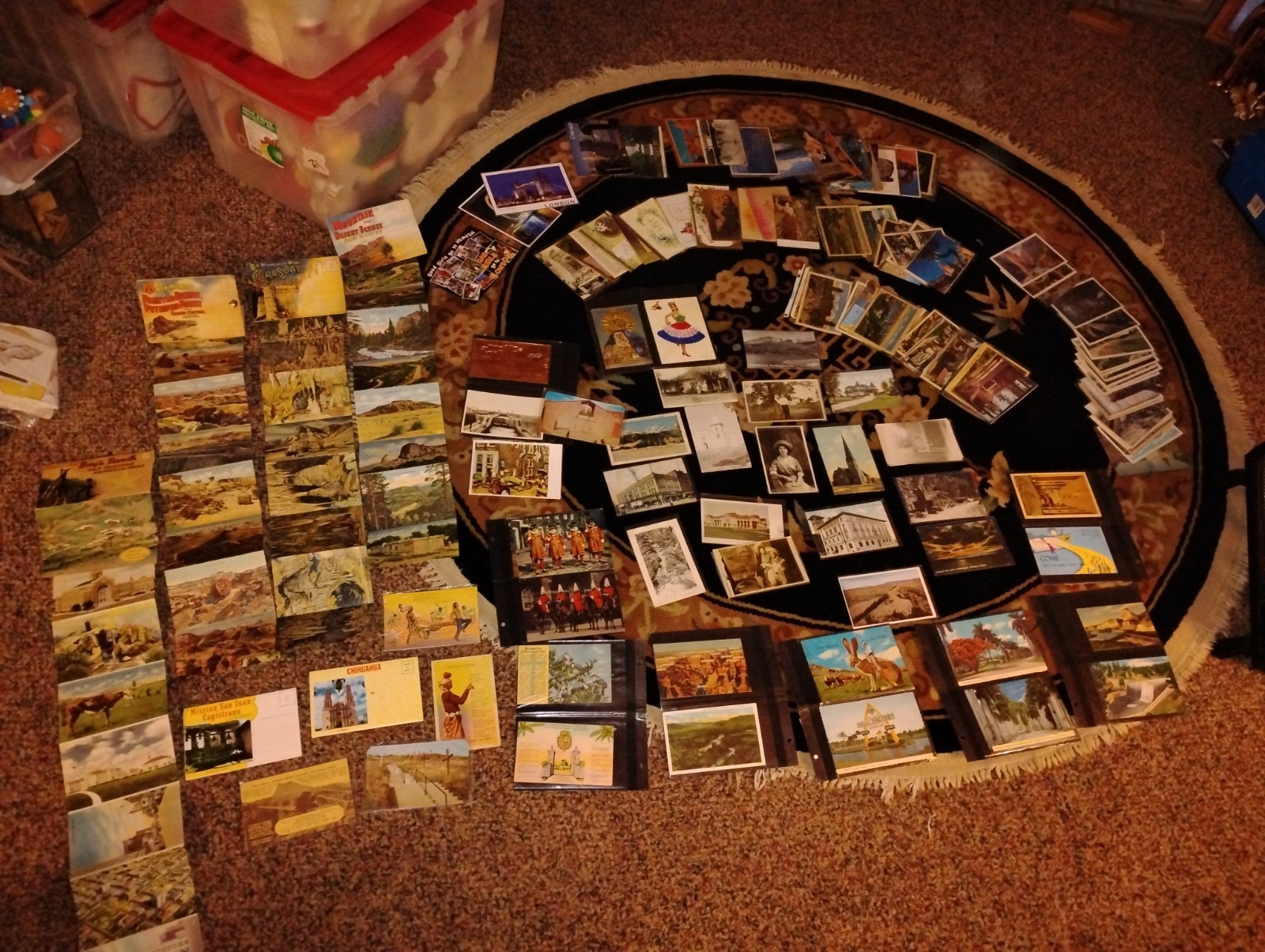 150 Vintage Postcards LARGE LOT American Places Towns 1930s-1970s