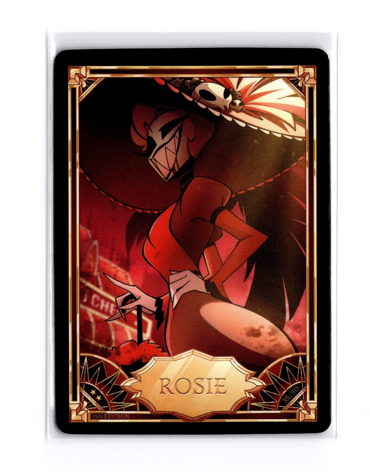 Hazbin Hotel Trading Card ROSIE 35/50 Second 2nd Edition